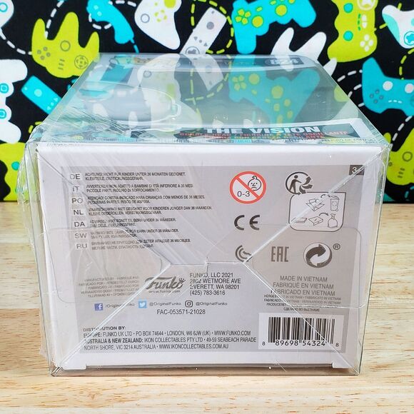 Funko PoP Marvel Wanda Vision The Vision #824 2021 Vinyl Figure + Protector New - Picture 7 of 8